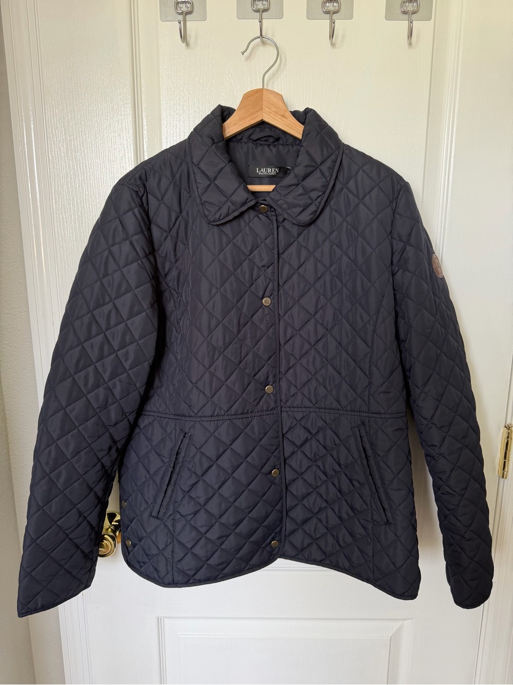 Lauren Ralph Lauren Black Quilted Diamond Puffer Jacket